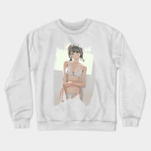 manga style bikini girl Crewneck Sweatshirt